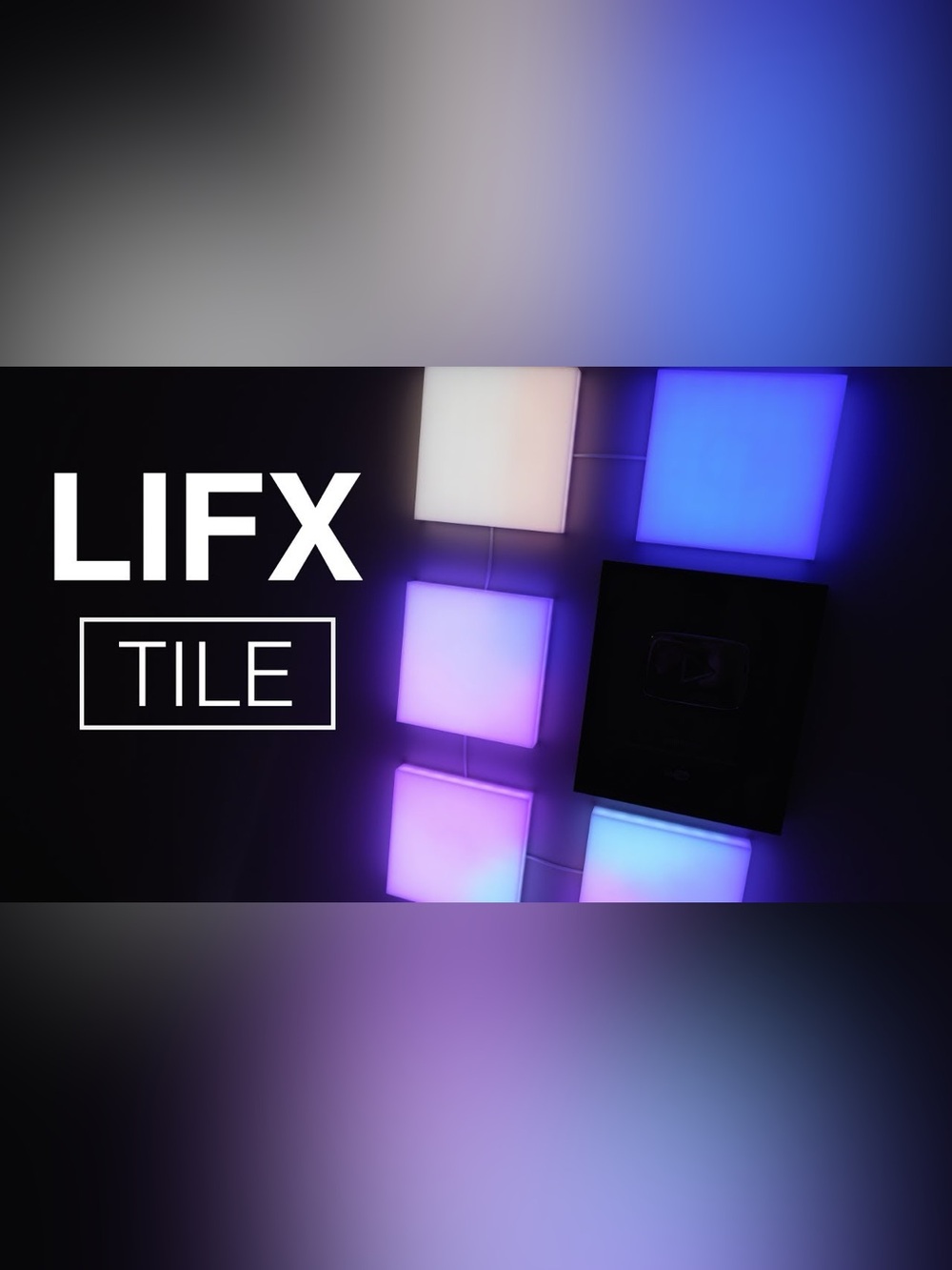 LIFX Tile RGB Smart Light Panels - Multicolor - 5 count - Like new in box
